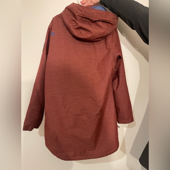 Women's Dark Red Ski & Snowboard Jacket - Picture 5 of 6